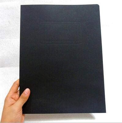 Image of 10pcs A4 Kraft Paper File Folders Square Cut Folder Foolscap Office Insert Presentation Book Pockets Project Folder Documents Folder Portfolio Paperwork Organiser with Cards Slot for Office School