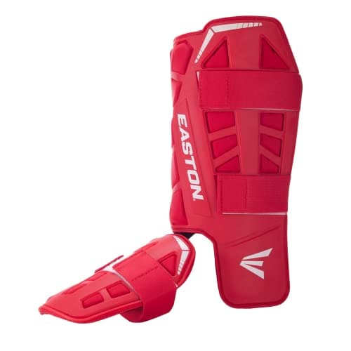 Image of Easton | Adult Leg Guard | Red | Fits Right Leg for Left Hand Batter