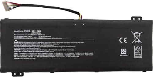 Image of ASKC AP21D8M Laptop Battery Replacement for Acer Nitro 5 AN515-46 AN515-47 AN515-58 AN515-58-56CL Nitro 16 AN16-51 AN16-51-74BV Nitro V 15 ANV15-51 15.4V 57.48Wh
