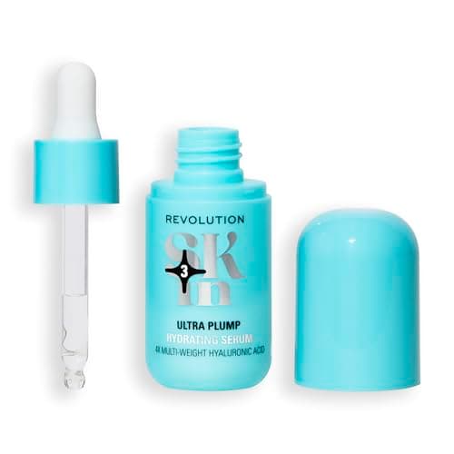 Image of Revolution Skin, Ultra Plump Multi-Weight Hyaluronic Acid Hydrating Serum, Face Serum, Long-Lasting Hydration, Vegan & Cruelty-Free, 30ml
