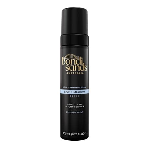 Image of Bondi Sands Light/Medium Self-Tanning Foam - Lightweight, Buildable Formula Gives a Sun-Kissed Glow for a Flawless Finish; 200 mL/7.04 Oz