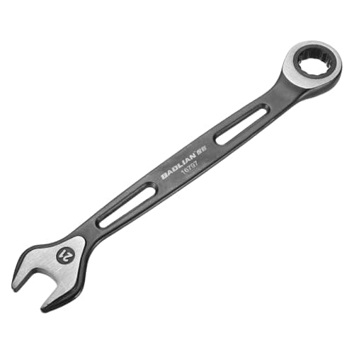 Image of sourcing map Ratcheting Combination Wrench 21mm Metric 12 Point CR-V Electrophoresis Double Box Open-Ended Ratchet Wrenches with 72 Tooth 5° Swing Industrial Grade Spanner Tool for Repair