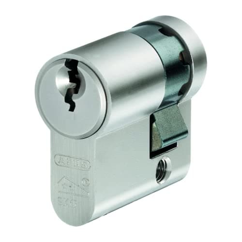 Image of ABUS E60N1030C Euro Profile Half Cylinder,Silver10mm x 30mm
