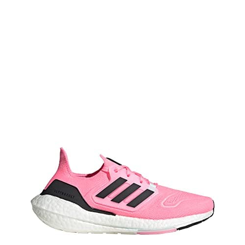 Image of adidas Ultraboost 22 Shoes Women's, Pink, Size 5.5, Beam Pink Core Black Cloud White (LTI72), 4 UK