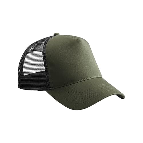 Image of Beechfield® B640B Junior Snapback Trucker - Olive Green/Black