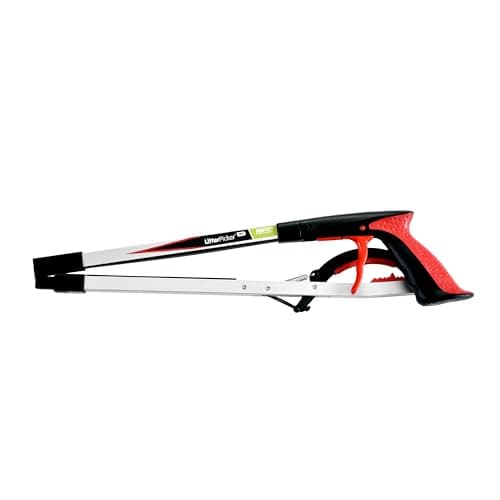 Image of Helping Hand Company Litter Picker PRO Folding 33”/84cm. Folding Litter Picker for Adults Heavy Duty with Comfy Handle, Trash Picker Grabber Stick, Foldable Picker for Travel and Hiking
