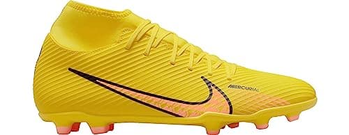 Image of Nike Men's Mercurial Superfly 9 Club Fg/MG Trainers, Yellow Strike Sunset, 11 UK (12 US)