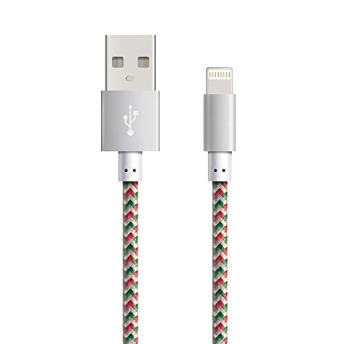 Image of iPhone Charger Cable Lightning Cable [Apple MFi Certified] 1M/3FT Charging USB Syncing Data Nylon Braided CordCompatible with iPhone 14/13/12/11 Pro Max/XSMAX/XR/XS/X/8/7/Plus/6S/6/SE