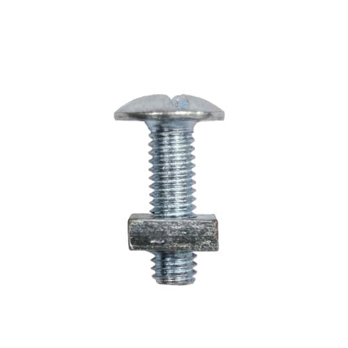 Image of Nuts About Bolts M8 x 80mm Mushroom Head Roofing Bolts & Square Nuts | BZP | DIN 603 | For Roofing, Cladding, Timber & Metalwork - Pack of 5