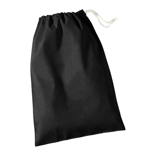 Image of Westford Mill W115 Cotton Stuff Bag - Black - L