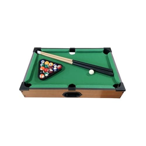 Image of Kinaxixi Mini Pool Table Wooden Billiards Tabletop Board Game for Family Night Party Time Gift for Cat Lovers