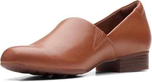Image of Clarks Women's Juliet Palm Loafer, Caramel, 5.5 UK