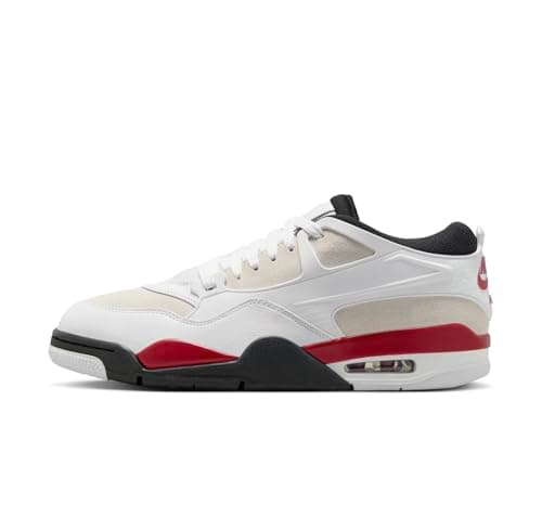 Image of NIKE Air Jordan 4 RM Men's Trainers IB7693 (White/Gym Red/Black 100) UK 11 (EU 46)