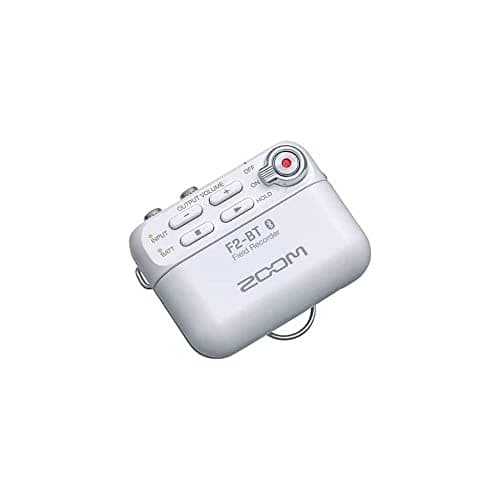 Image of ZOOM F2-BT Field Recorder with Bluetooth and Lavalier Microphone – 32-Bit Float Audio Recording Without Clipping – Ideal for Podcasts, Film & Interviews – EU Version – White