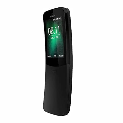 Image of Nokia 8110 4G (2018) Dual-SIM 4GB Factory Unlocked 4G Smartphone (Black)