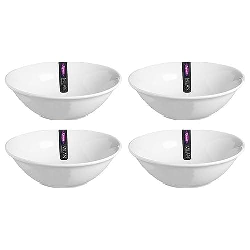 Image of Rayware Milan Porcelain Cereal Bowl 17cm White (Pack of 2)