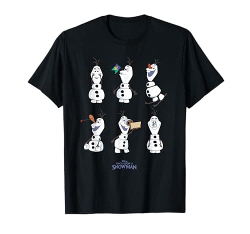 Image of Disney Once Upon a Snowman Expressions of Olaf T-Shirt