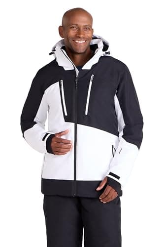 Image of Mountain Warehouse Supernova Mens Ski Jacket - Warm, Breathable, Waterproof & Padded Coat, Thermal Tested -30°C - Best for Autumn, Winter, Skiing, Winter Sports Off White M
