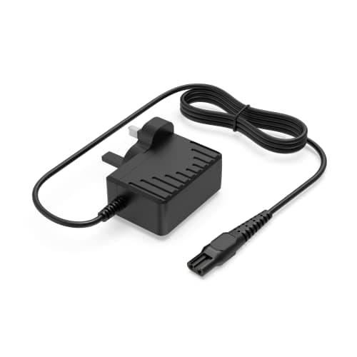 Image of 15V UK Charger Compatible with Philips HQ8505, for Series 3000 5000 7000 9000, BT5502 BT9810 S3233 S3333 S1332 MG7750 MG7790 Beard Trimmer Electric Razor Shaver – Check Port & Model Before Purchase