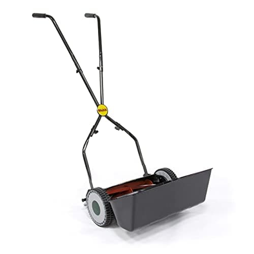 Image of Webb WEH30 Sidewheel Manual Hand Push Cylinder Lawnmower with 4 Cutting Heights, 30cm Cutting Width and 17L Collection Box - Voted Best Buy Budget Mower by BBC Gardener’s World - 3 Year Guarantee