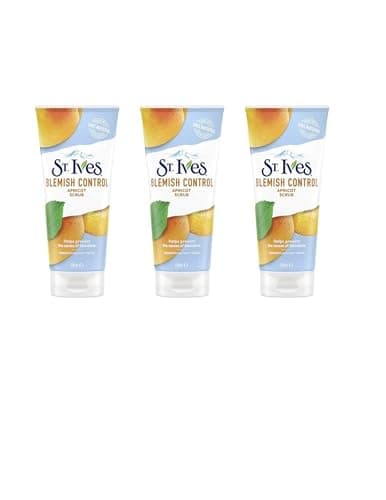 Image of ST. Ives Blemish Control Apricot Scrub, 150 ml, Pack of 3