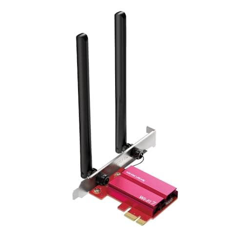 Image of Mercusys TP-Link MA37BE PCIe Adapter BE6500Mbps Wi-Fi 7 Bluetooth 5.4, WPA3, MU-MIMO, OFDMA, WiFi Card Fixed PC, Tri-Band Speed, Wider Coverage, Supports Windows 11