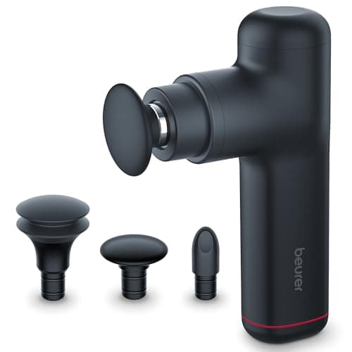 Image of Beurer MG 79 Massage Gun Sensitive, Compact Massage Gun with 3 Attachments, Gentle Trigger Point Massage for Sensitive Body Areas, Handy Muscle Massager with 3 Intensity Levels