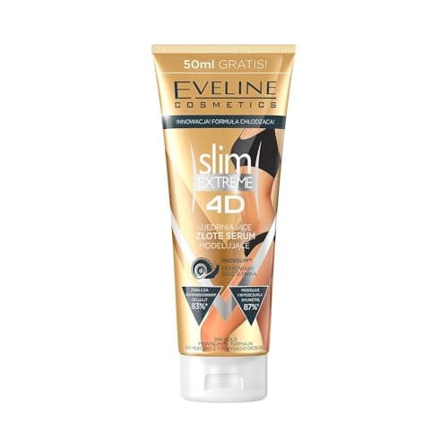 Image of Eveline Slim Extreme 4D gold serum slimming and shaping 250ml anticellulite