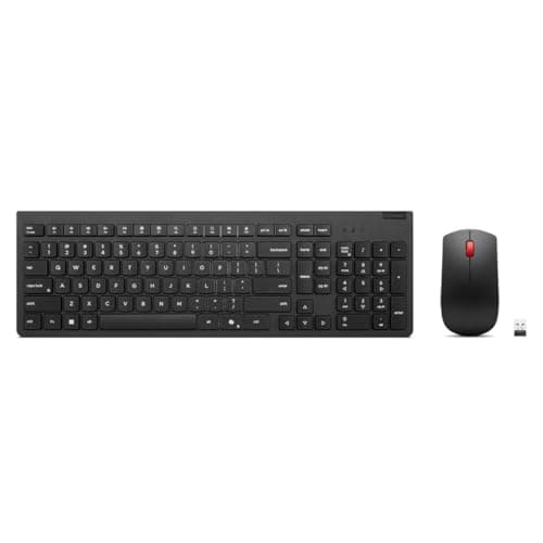 Image of Lenovo Essential Wireless Combo Keyboard & Mouse Gen2 Black-US_English