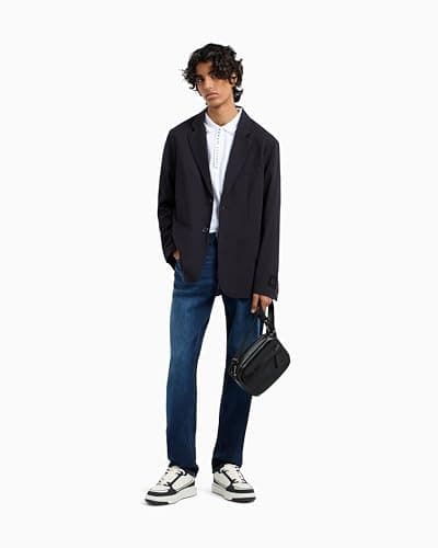 Image of Armani Exchange Men's J13 Comfort Slim Denim Jeans, 22