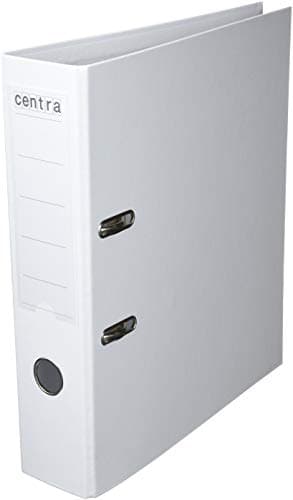 Image of Centra 230163 A4 75 mm PP Lever Arch Files - White