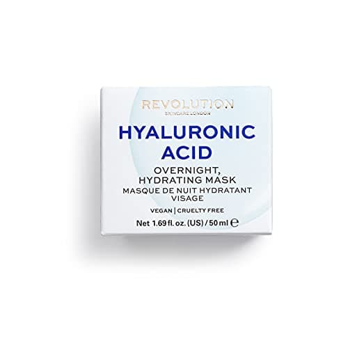 Image of Revolution Beauty London Skincare, Hyaluronic Acid Overnight Hydrating, Face Mask, 50ml