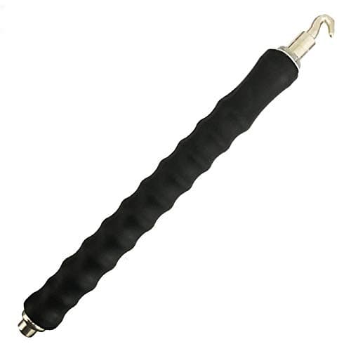 Image of Rebar Wire Twister, Tiberham Automatic Wire Twister for Wire and Rebar Ties, Metal Construction Retractable Hook with Soft Grip Handle, Construction Site Reinforcement Tying Tool (310mm)