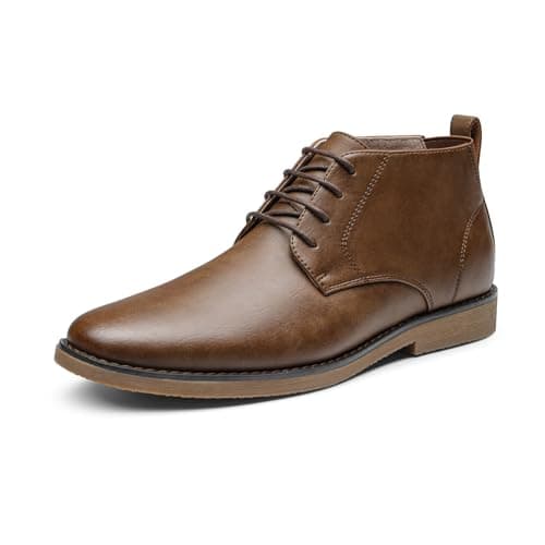 Image of Bruno Marc Men's Classic Dress Casual Chukka Boots 2.0,Size 8,Brown,CHUKKA-1