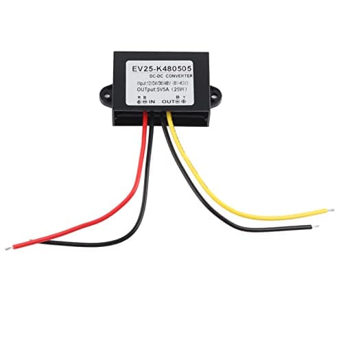 Image of DC DC Converter Step Down, 12V/24V/36V/48V to 5V 5A Buck Converter Power Supply Module, for Car LED Camera Fan Router and 5V Devices