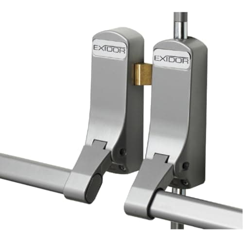Image of Exidor AEC8440 Panic Bolt for Rebated Double Door Sets, Silver