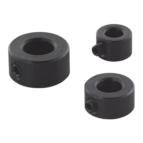 Image of wolfcraft Depth Stop Set for wood drill bits, 3 pcs. I 2751000 I For restricted-depth drilling