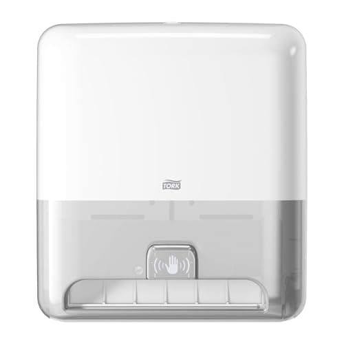 Image of Tork Matic Hand Towel Roll Dispenser with Intuition Sensor 5511202, Elevation Design - Paper Hand Towel Dispenser H1, non-contact one-at-a-time dispensing, White