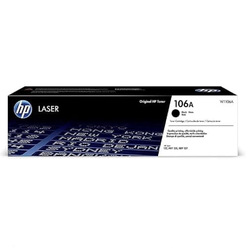 Image of HP 106A - Black - original - toner cartridge (W1106A) - for Laser 107, MFP 135, MFP 137