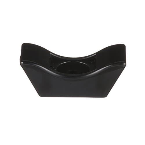 Image of Panduit TMEH-S25-C0 Extra Heavy Cable Tie Mount, 1/4 Screw, Weather Resistant, Nylon, Black (Pack of 100)