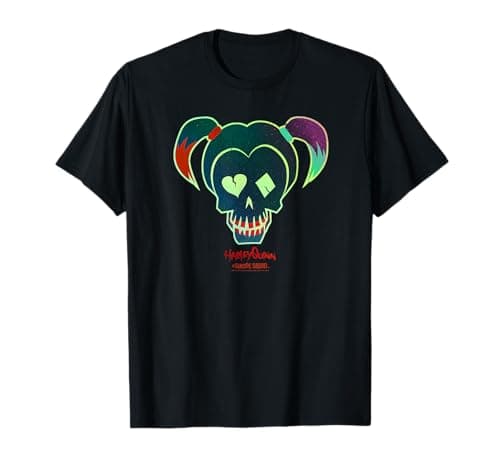 Image of Suicide Squad Harley Quinn Skull T-Shirt T-Shirt