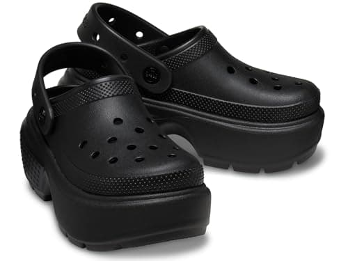 Image of Crocs, Unisex Adult, Stomp Clog, Black, 5 UK Men/ 6 UK Women