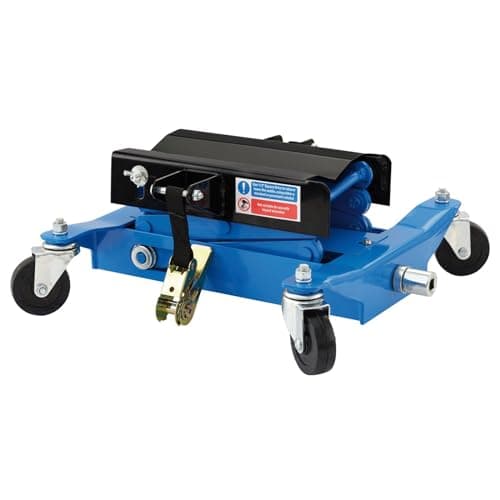 Image of Draper 09021 Floor Transmission Jack, 200kg, Blue and Black