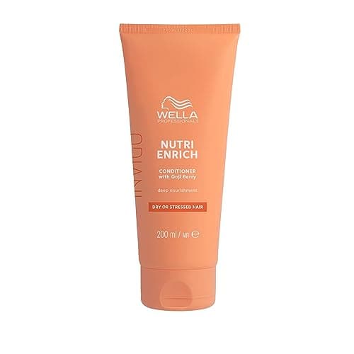 Image of Wella Professionals Invigo Nutri Enrich Deep Nourishing Conditioner - Instant Deep Nourishment Anti-Frizz Conditioner With Vitamin E & Goji Berry - Restore Dry & Damaged Hair 200ml