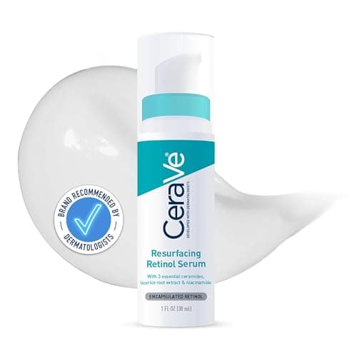 Image of CeraVe Resurfacing Retinol Serum with Ceramides & Niacinamide for Blemish-Prone Skin 30ml, 3 Essential Ceramides, Dermatological Skincare, Hyaluronic Acid
