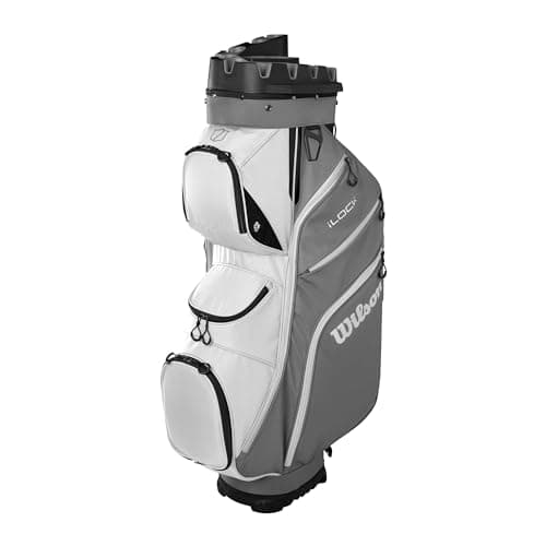 Image of Wilson I-Lock Trolley Bag Grey/White/Black
