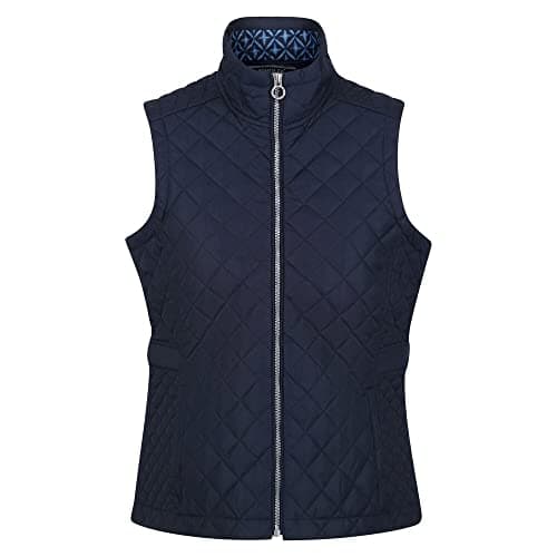 Image of Regatta Womens Charleigh Bodywarmer Gilet Navy/tile 12