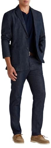 Image of United Colors of Benetton Men's Trousers, Dark Denim 901, 36