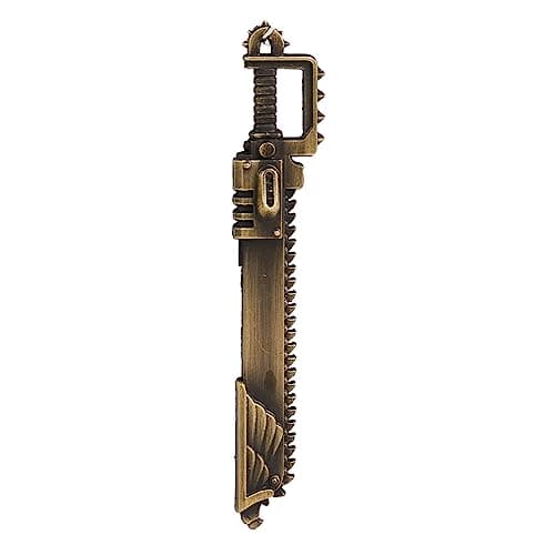 Image of Starforged Warhammer 40000 Master Crafted & Chaos Spacemarine Chainsword 40K Keychain