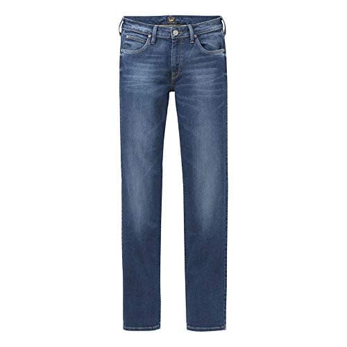 Image of Lee Women's Marion Straight Jeans, Blue (Night Sky), 28W / 33L